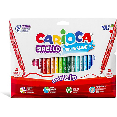Набор двухсторонних фломастеров Carioca "Birello", 24 цвета от Carioca