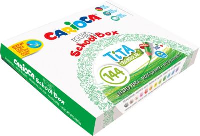Набор цветных карандашей Carioca "Tita" 144 шт., 12 цветов