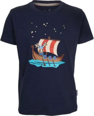 T-Shirt SEEFAHRER mit UV-Schutz dunkelblau Gr. 140/146 Jungen Kinder