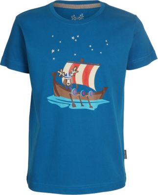 T-Shirt SEEFAHRER mit UV-Schutz blau Gr. 140/146 Jungen Kinder