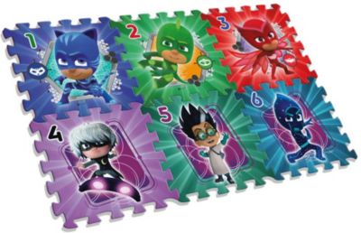 Pj Masks Puzzlespielmatte Moosgummi 6 Tlg Pj Masks Mytoys