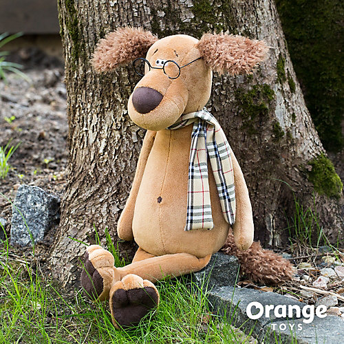 Мягкая игрушка Orange Пёс Шарик в очках, 35 см от Orange
