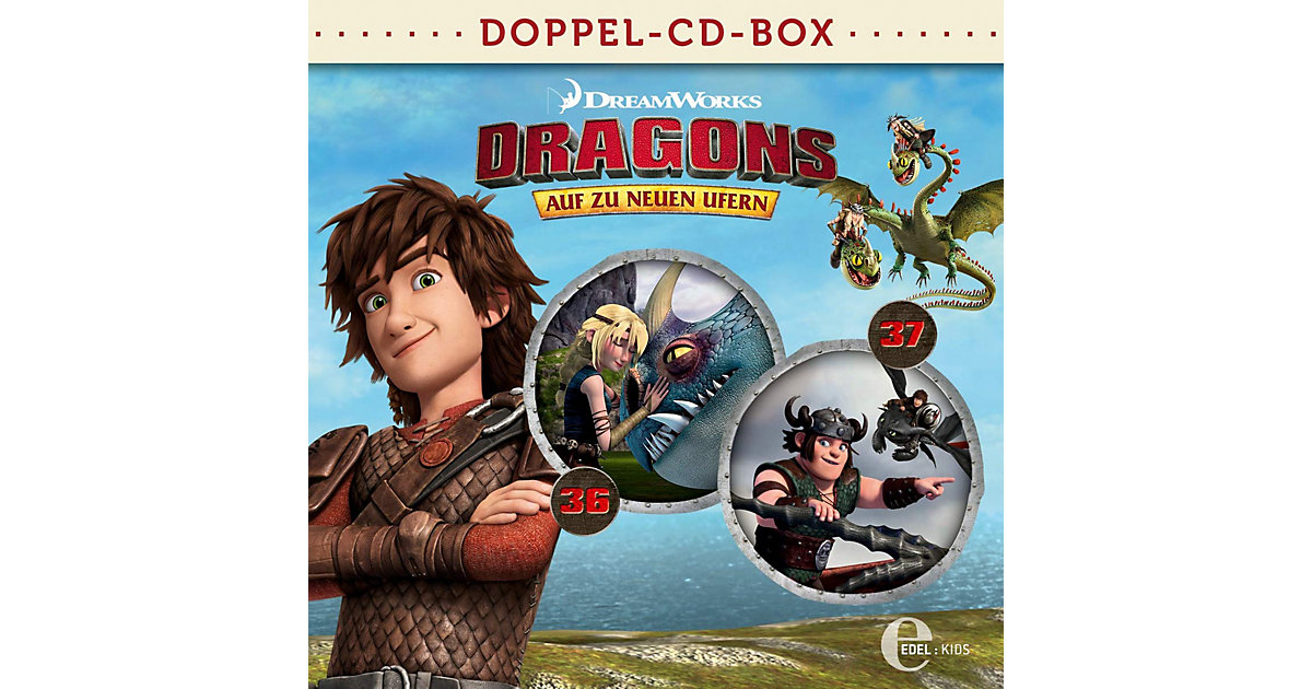 CD Dragons Auf zu neuen Ufern - CD Doppel-Box Folgen 36 + 37 (2 CD) Hörbuch