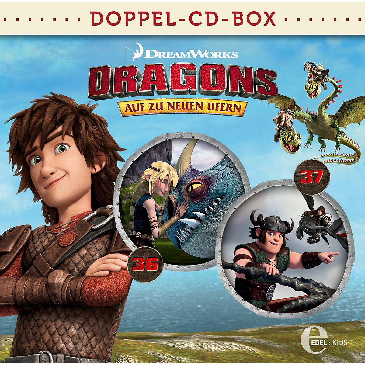 CD Dragons Auf zu neuen Ufern CD Doppel-Box Folgen 36 + 37 (2 CD)