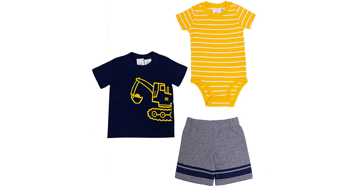 Carter´s · Baby Set T-Shirt + Kurzarmbody + Shorts Gr. 86/92 Jungen Kleinkinder Carter´s · Baby Set T-Shirt + Kurzarmbody + Shorts Gr. 86/92 Jungen Kleinkinder