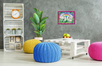 Malen nach Zahlen, 21x31 cm, mit farbigen Motivlinien