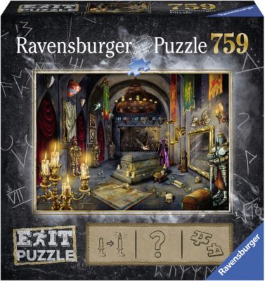 759 Teile Puzzle RAVENSBURGER 19955 Exit 6: Im Vampirschloss 