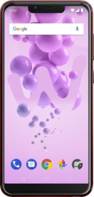 Wiko View 2 Go Dual-SIM, cherry red rot