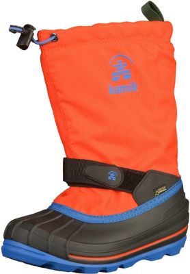 Kinder Stiefel orange Gr. 33,5