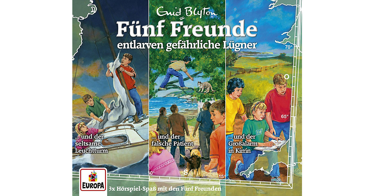 CD Fünf Freunde entlarven Gefährliche Lügner 3er-Box 33 (99,118,122) Hörbuch