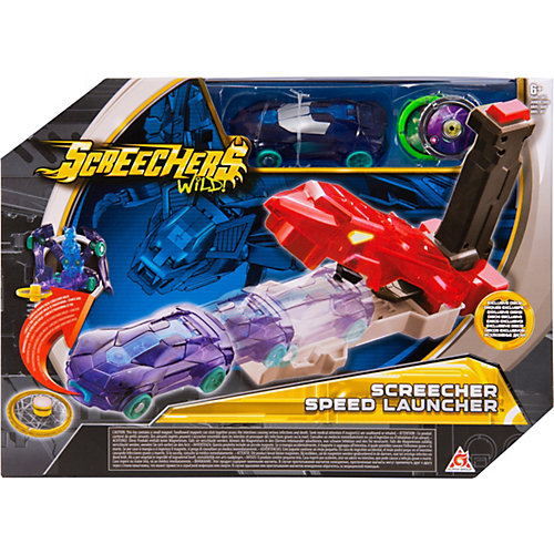 Игровой набор Дикие Скричеры Скричер-катапульта красная, машинка от Screechers Wild