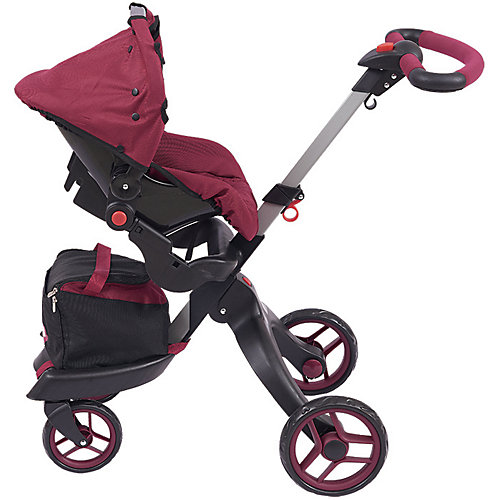 Коляска для кукол Buggy Boom Aurora, бордовая от Buggy Boom