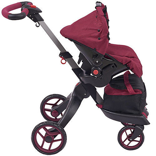 Коляска для кукол Buggy Boom Aurora, бордовая от Buggy Boom