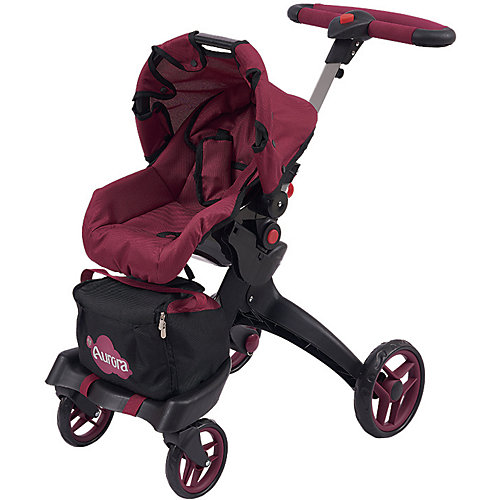 Коляска для кукол Buggy Boom Aurora, бордовая от Buggy Boom
