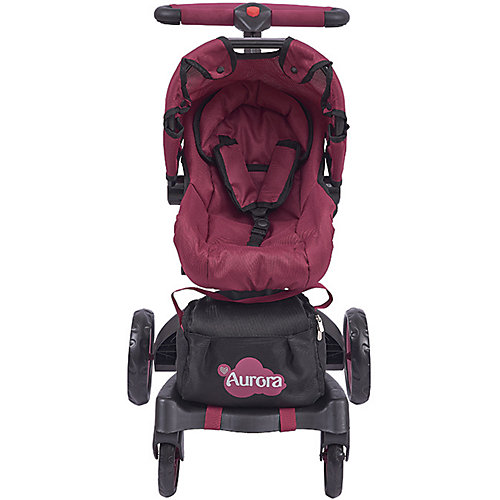 Коляска для кукол Buggy Boom Aurora, бордовая от Buggy Boom
