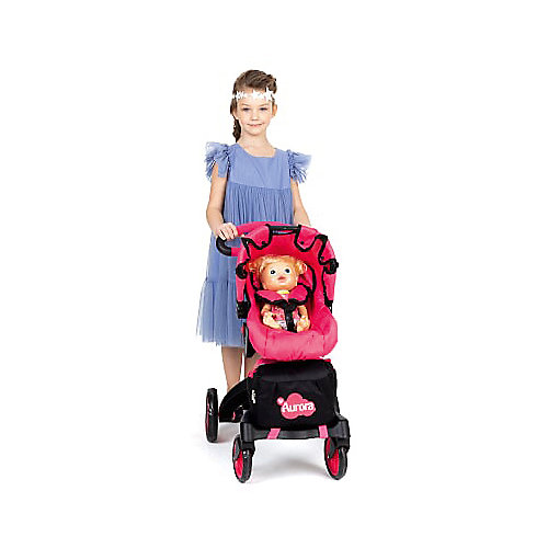 Коляска для кукол Buggy Boom Aurora, фуксия от Buggy Boom