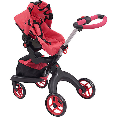 Коляска для кукол Buggy Boom Aurora, красная от Buggy Boom