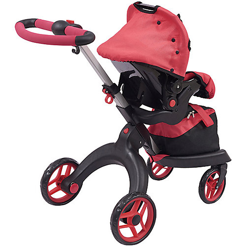 Коляска для кукол Buggy Boom Aurora, красная от Buggy Boom