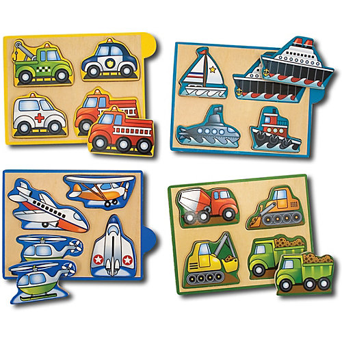 Мини-пазл Melissa & Doug "Транспорт" от Melissa & Doug