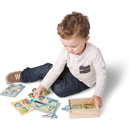 Мини-пазл Melissa & Doug "Транспорт" от Melissa & Doug