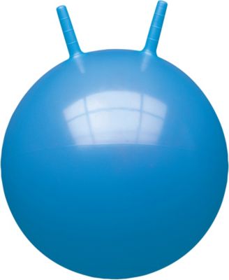 John Hüpfball blau oder rot NEU OVP lachendes Gesicht Streifen Hörner Hopperball 