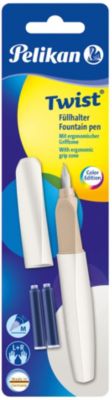 Fllhalter Twist White Pearl Feder M, inkl. 2 Patronen