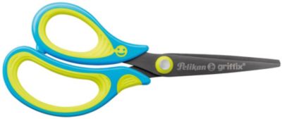 griffix Bastel- und Schulschere Neon Fresh Blue, spitz, Linkshänder 2