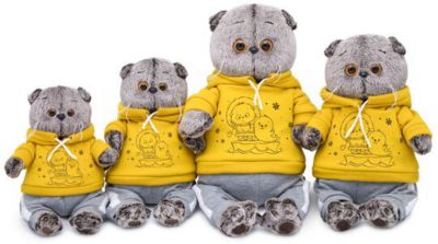 Мягкая игрушка Budi Basa Кот Басик в спортивном костюме, 19 см от Budi Basa