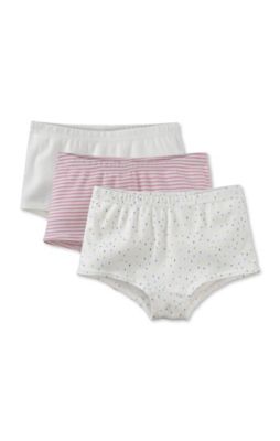 Panty im 3er-Set , Organic Cotton lila Gr. 158/164 M�dchen Kinder