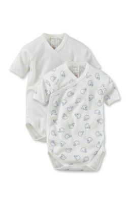 Wickelbody 2er-Set, Organic Cotton natur Gr. 62/68