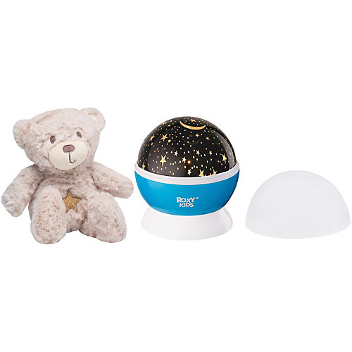 Ночник-проектор звездного неба с игрушкой Roxy-Kids Teddy от Roxy-Kids
