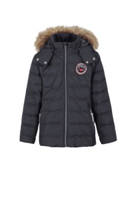 Daunenjacke Maya schwarz Gr. 128 Mdchen Kinder