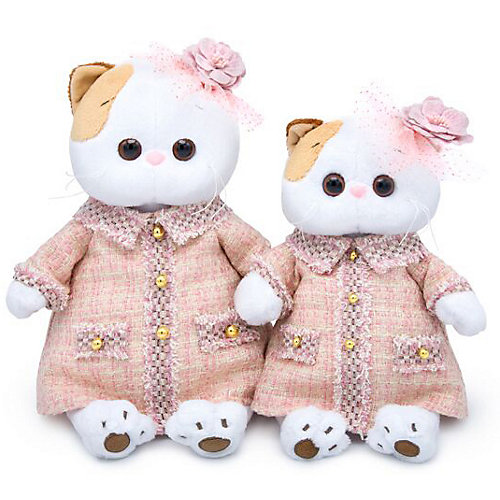 Мягкая игрушка Budi Basa Кошечка Ли-Ли в розовом костюме в клетку, 24 см от Budi Basa
