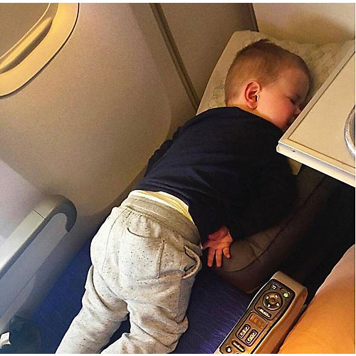 Подушка-кроватка для путешествий PLANE KIDS, черный от Plane Kids