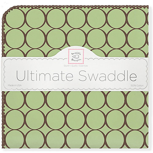 Фланелевая пеленка SwaddleDesigns Lime, 110х110 см от SwaddleDesigns