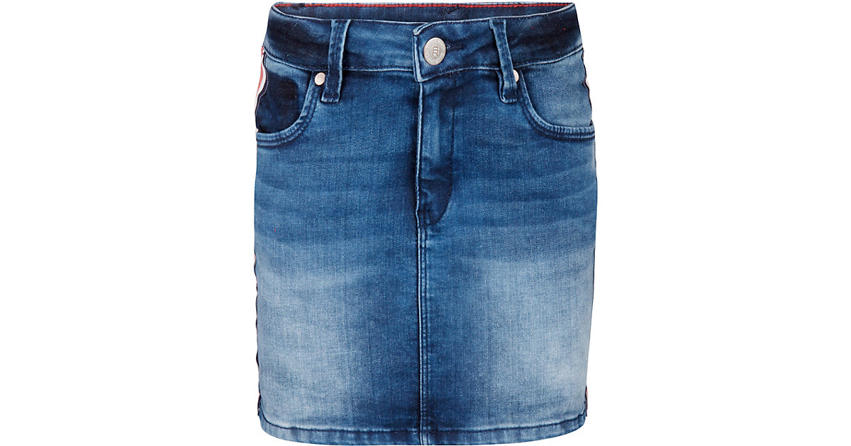 WE Fashion · Jeansrock PAMELA mit Galonstreifen Gr. 146/152 Mädchen Kinder WE Fashion · Jeansrock PAMELA mit Galonstreifen Gr. 146/152 Mädchen Kinder