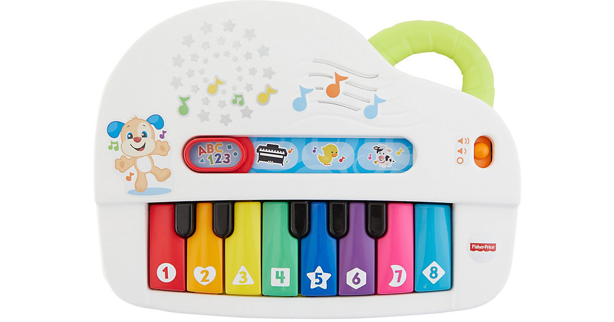 Fisher-Price Babys erstes Keyboard, Lernspielzeug, Baby Musik-Instrument