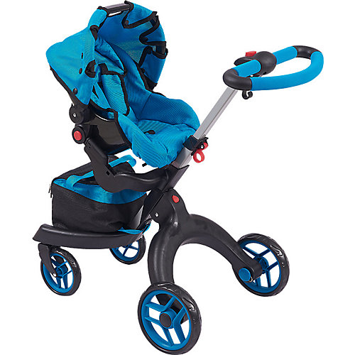 Коляска для кукол Buggy Boom Aurora, лазурная от Buggy Boom