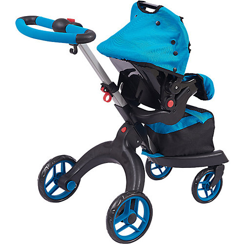 Коляска для кукол Buggy Boom Aurora, лазурная от Buggy Boom