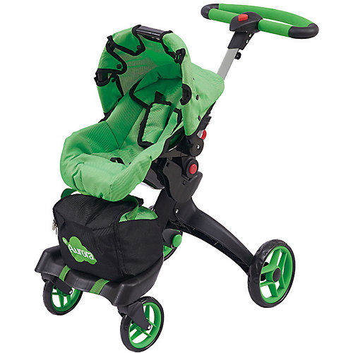 Коляска для кукол Buggy Boom Aurora, ярко-зеленая от Buggy Boom