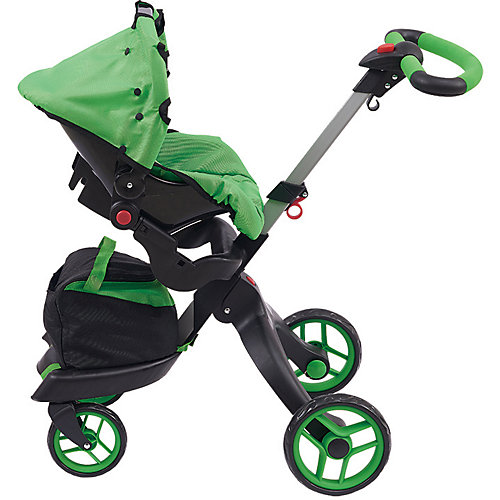 Коляска для кукол Buggy Boom Aurora, ярко-зеленая от Buggy Boom