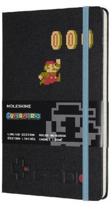 Moleskine Notizbuch - Super Mario Large/A5, Liniert, Hard Cover, Mario In Bewegung