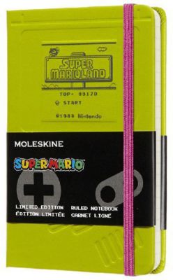 Moleskine Notizbuch - Super Mario Pocket/A6, Liniert, Hard Cover, Game Boy