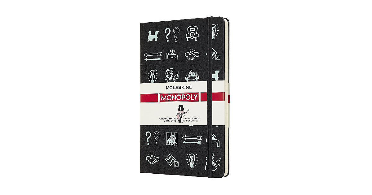 Moleskine Monopoly Icons Limited Edition Notebook Large Ruled