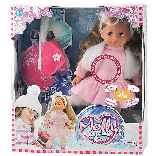 Интерактивная кукла Abtoys "Molly" Фигуристка с аксессуарами, звук, 40 см от ABtoys
