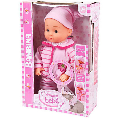 Кукла Abtoys "Bambina Bebe" Первые шаги, 33 см от ABtoys