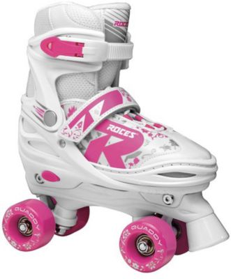 Rollschuhe Quaddy girl 2.0 pink/wei Gr. 34-37