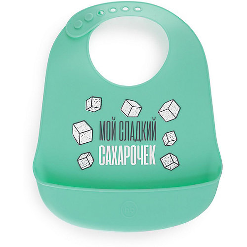 Нагрудник силиконовый Happy Baby, mint - мятный от Happy Baby