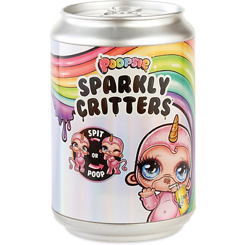 Игрушка-слайм Poopsie Sparkly Critters в банке газировки от MGA
