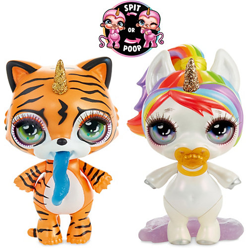 Игрушка-слайм Poopsie Sparkly Critters в банке газировки от MGA